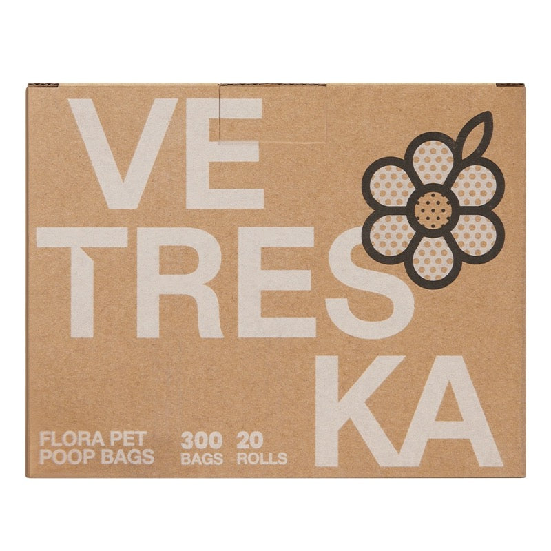 Gift idea |Dog poops bags|Cherry blossom|Pink |Green|Thick and Extra Strong|Refill rolls