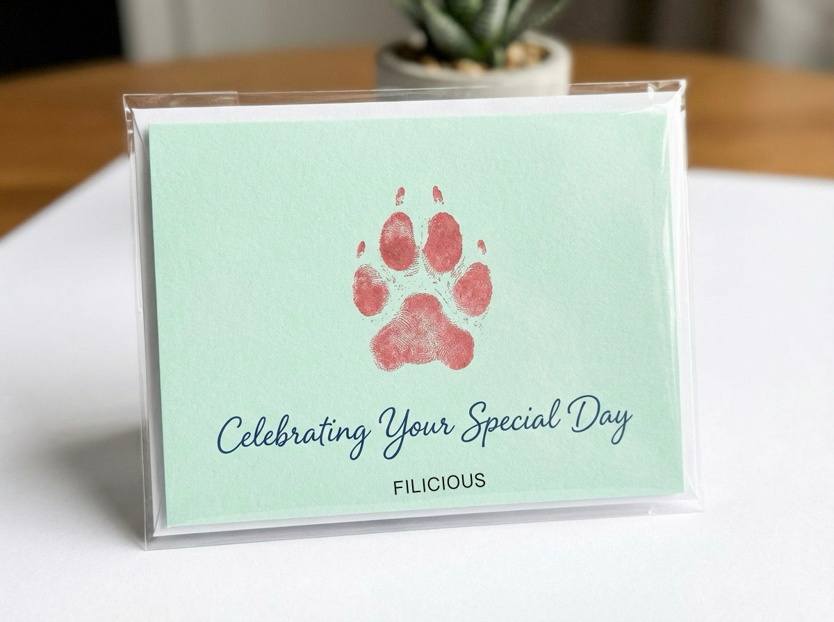 Filicious Pet Ink Kit — Paw Print Stamp & Keepsake Set