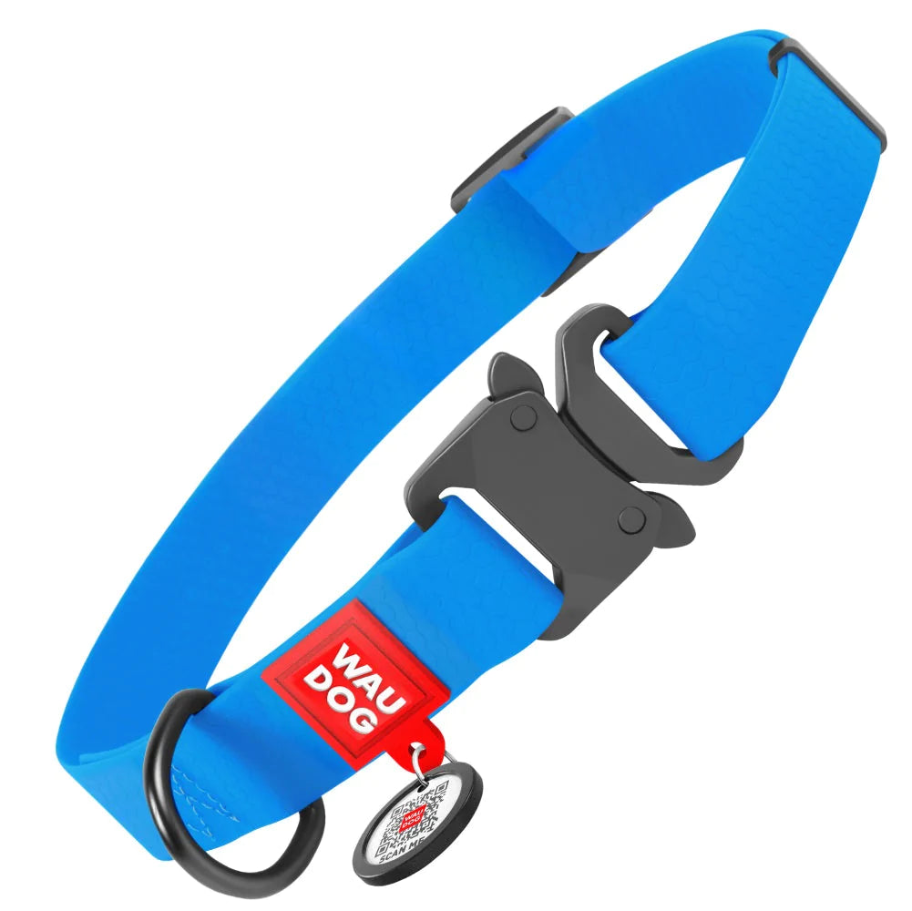 Ultra-Modern Waterproof Dog Collar With Metal Clasp by WAHDOG
