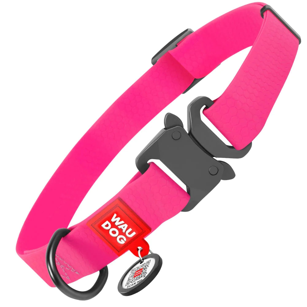 Ultra-Modern Waterproof Dog Collar With Metal Clasp by WAHDOG
