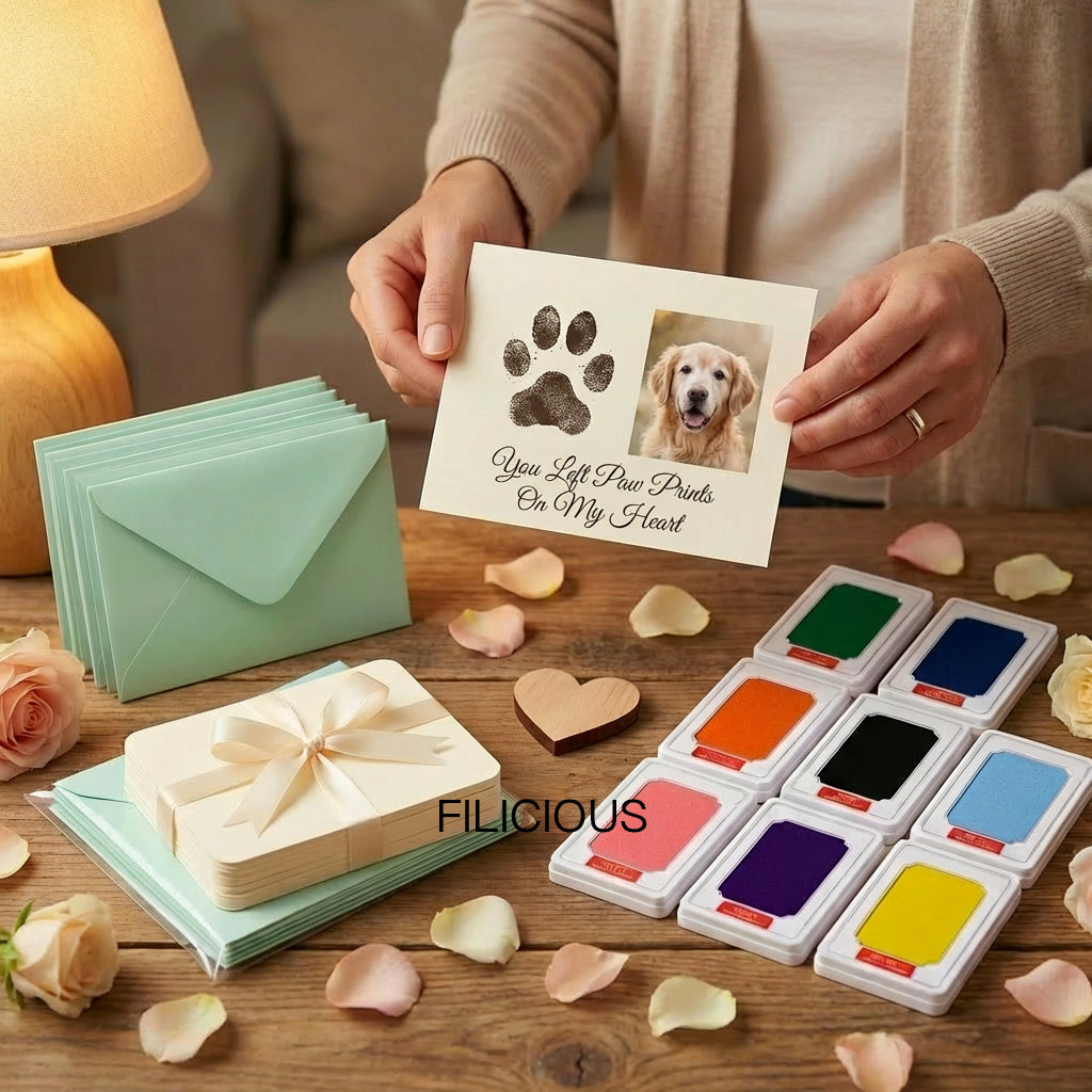 Filicious Pet Ink Kit paw print keepsake for senior and memorial dogs"
